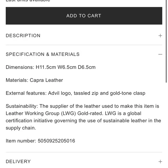 Anya Hindmarch Brands Ad Vil Coin Purse Bag Charm Keychain - Picture 10 of 10